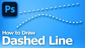 Photoshop how to draw dashed line