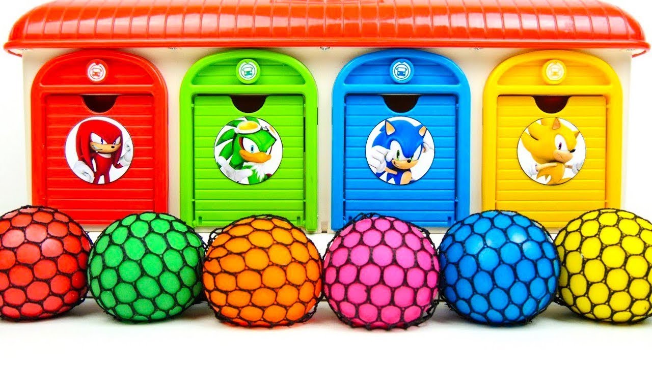 Oddly Satisfying Garage | DIY Making 6 Funny Squishing Clay Balls Transformation Doors Garage ASMR