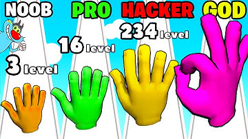 NOOB vs PRO vs HACKER | Colourful Hand | With Oggy And Jack | Rock Indian Gamer |