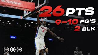 Highlights - Jalen Duren Drops 26 910 Fg