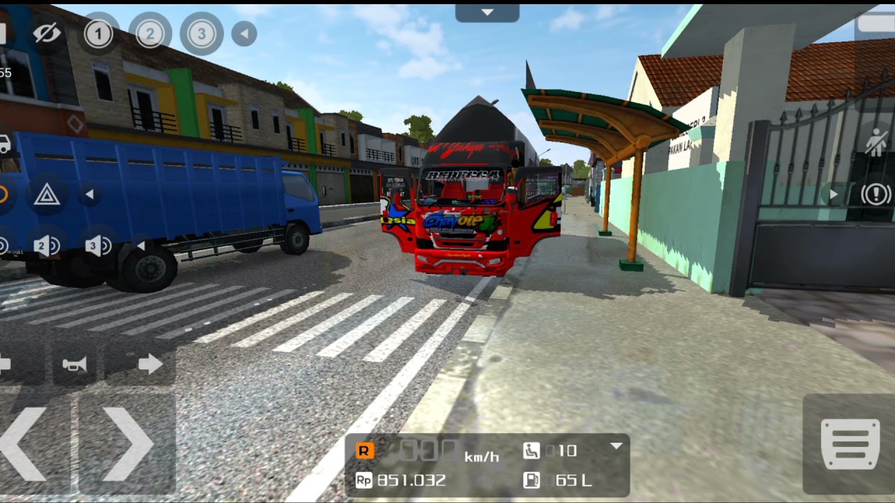 Car Games Food truck picks up passengers.