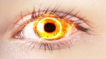 Photoshop Tutorial: How to make Evil Fire Eyes Photoshop - Fire eye