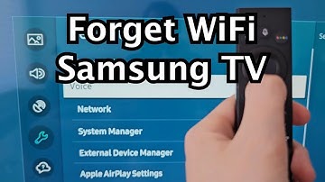 How to Forget WiFi Network on Samsung Smart TV!