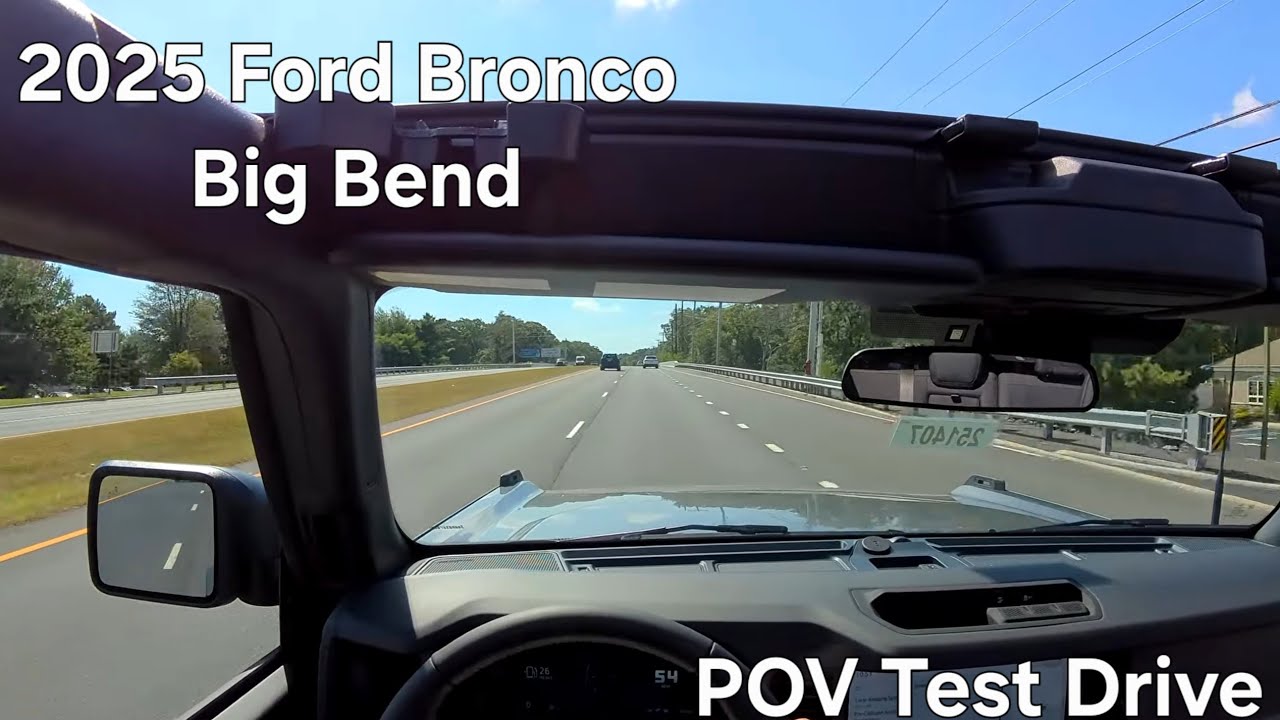 2025 Ford Bronco Big Bend - POV Test Drive - Calm, Silent, ASMR Driving