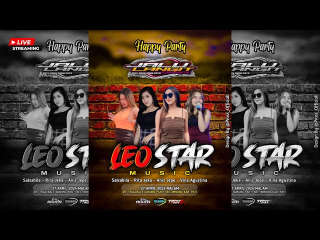 🔴STREAM LEO STAR MUSIC / HAPPY PARTY  JALU LANGIT  / TEGALBALE GUNUNGPANTI WINONG PATI class=