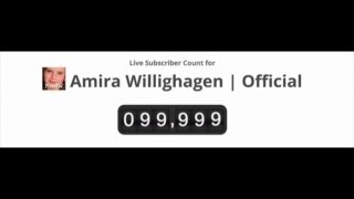 Amira Willighagen - WOW - 100,000 YouTube Subscribers ! Thank You Fans !!!