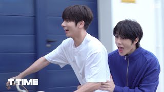 팀 우뿌즈의 자전거 대모험 | T:TIME | TXT (투모로우바이투게더)