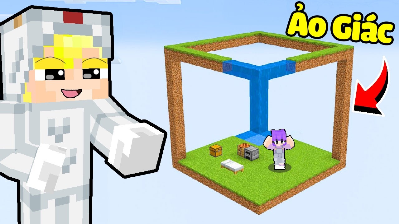 Tô Gà Troll Sinh Tố Team Bằng Ảo Giác Trong Minecraft!