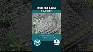 Outside Drain Blocked In Derriford? Do You Know Where Your Outside Drain Is? #shorts