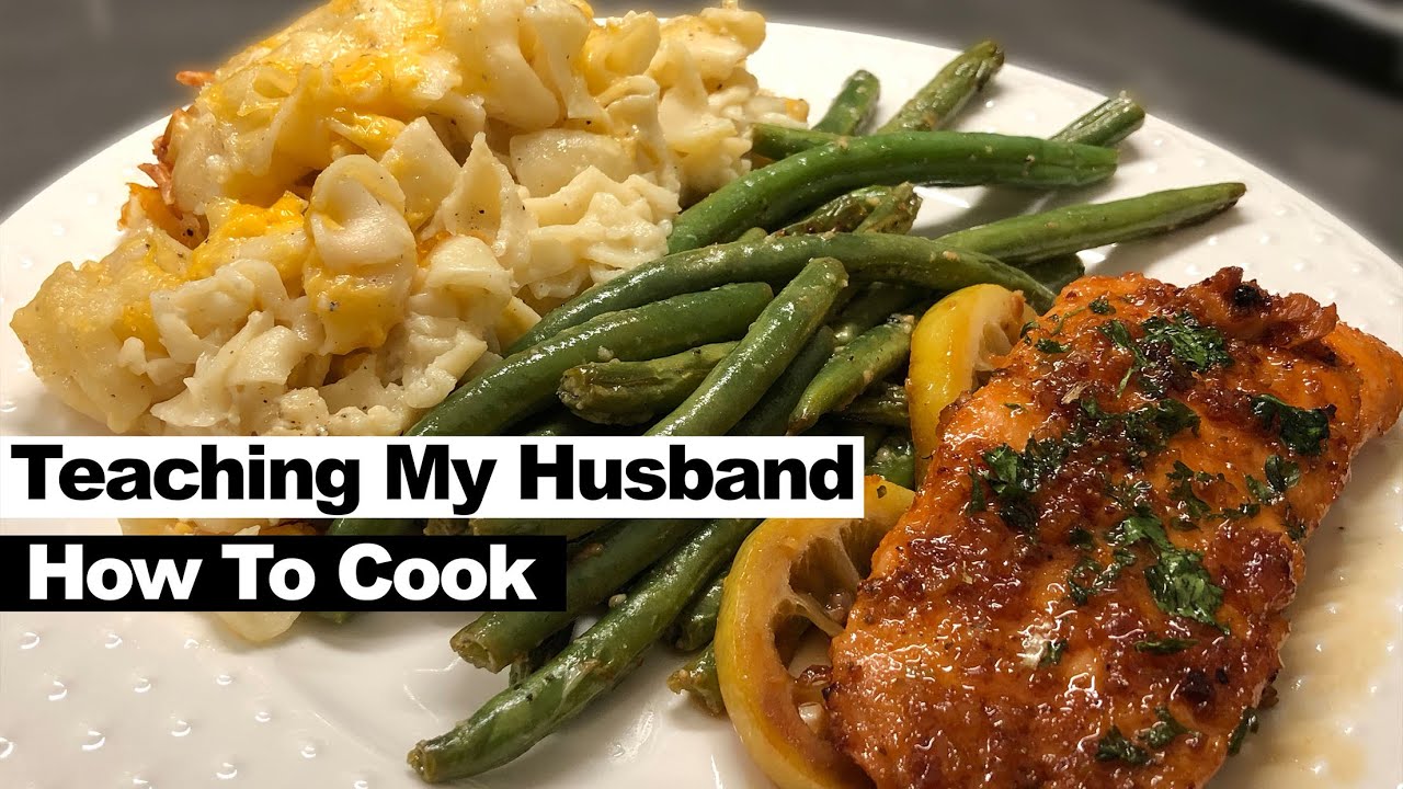 How To Cook Salmon Fillet "My Husband Finally Cooked Dinner" - YouTube