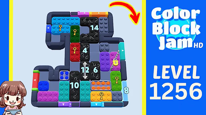 Color Block Jam Level 1256 Solution Walkthrough