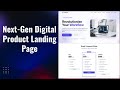 Next-Gen SAAS Landing page built with Reactjs, Tailwindcss and Typescript
