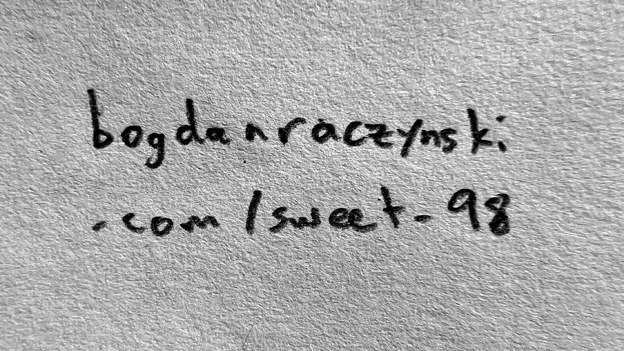 Bogdan Raczynski - bogdanraczynski.com/sweet-98 - YouTube