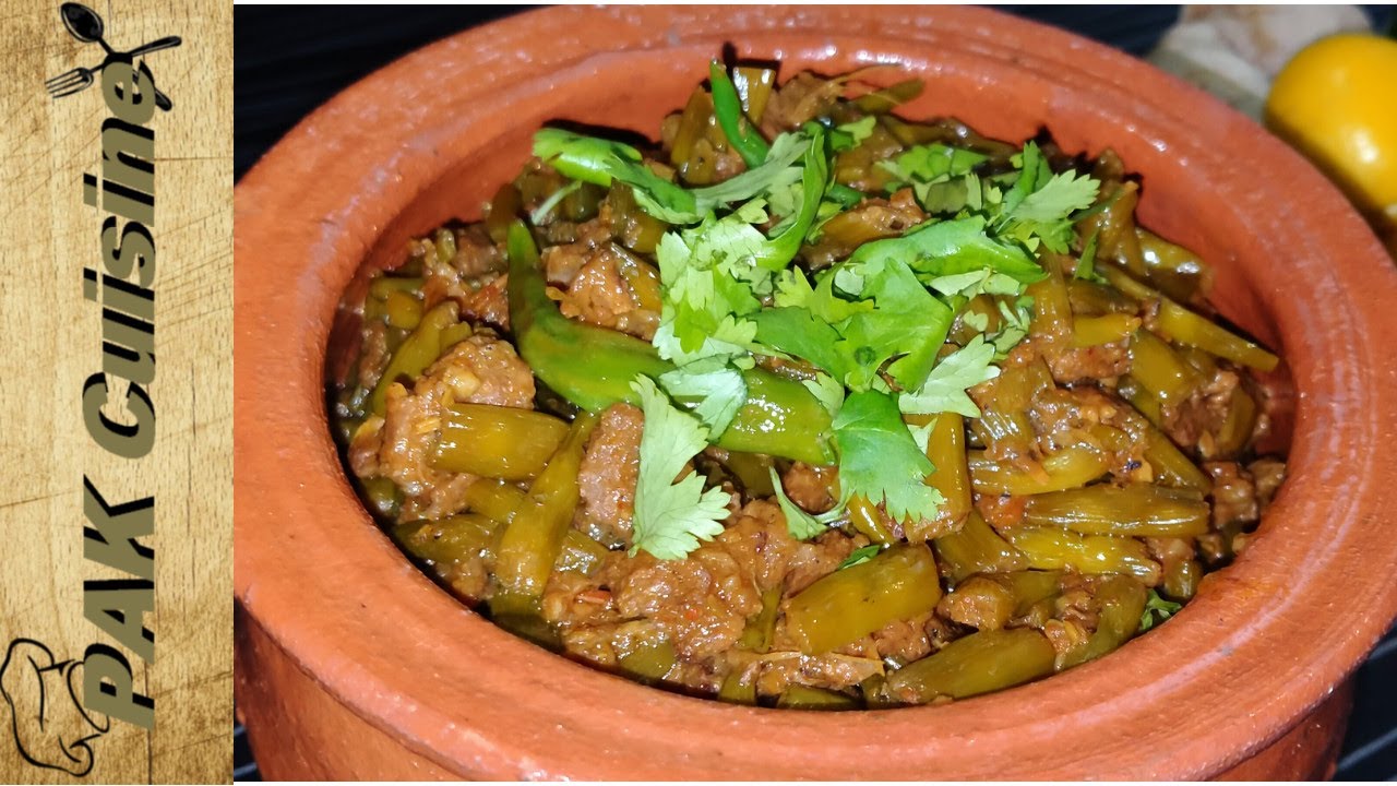 Mongray Mongray Qeema (Mince) Recipe || Radish pods || مونگرے قیمہ || मूँगरे ...