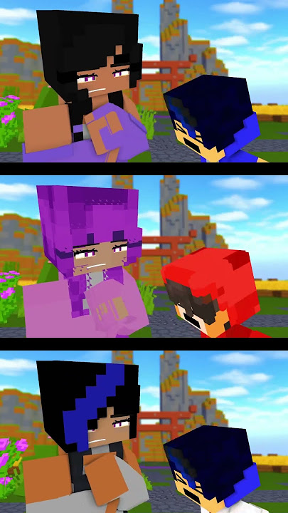 which your like ara ara meme ein gf  wedding Vs aphmau Vs zoey couple #shorts