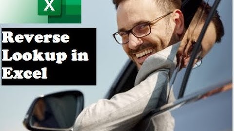 006. REVERSE Lookups with INDEX and MATCH in Excel