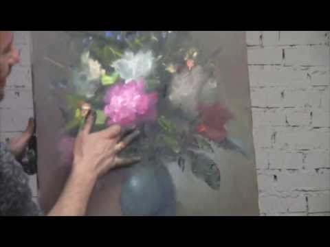 FREE! Full video "seminar flowers" painter Igor Sakharov