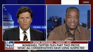 A one-minute edit from Tucker Carlson Tonight describing the Twitter Files