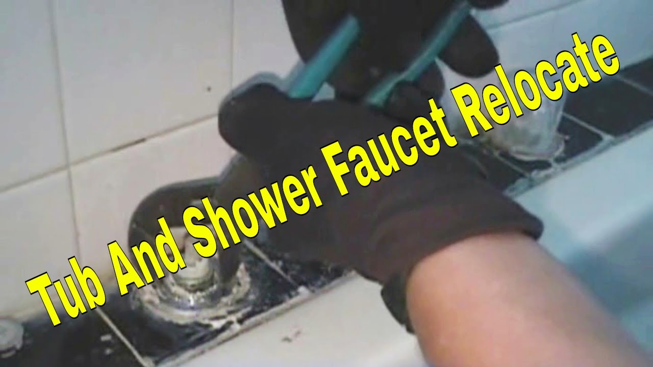 Tub And Shower Faucet Relocate 6 Of 9 👍👍👍
