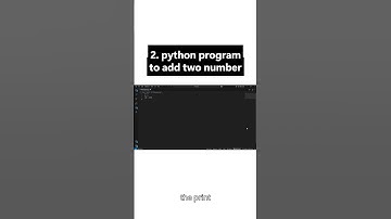 Python Trick: Sum Two Numbers FAST! ⚡ #coding