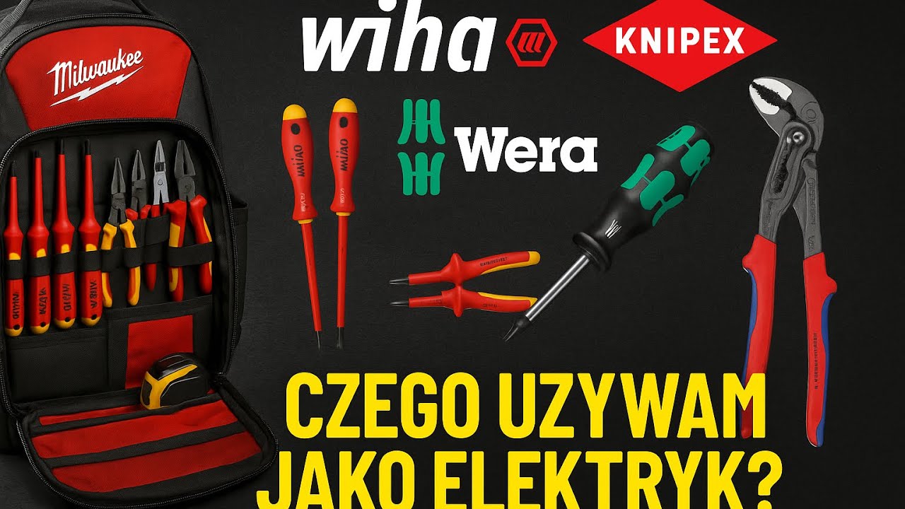 🔧 Mój Plecak Elektryka ⚡ MILWAUKEE + Narzędzia WIHA, WERA, KNIPEX!
