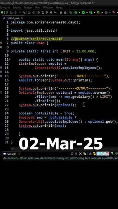 Day-61: How isEmpty() method of Optional work in Java #shorts #java ...