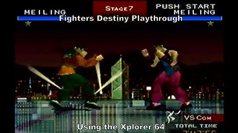 Fighters Destiny Playthrough using the Xplorer 64 (Red Label) for N64 :D #Nintendo #N64 #Gaming #Sub