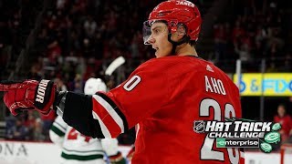 Aho Dazzles With 3Rd Career Hat Trick