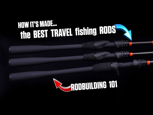 HOW IT'S MADE! Probably THE best FISHING travel RODS-Grips, wraps, finish,  with a JDM monocoque grip 