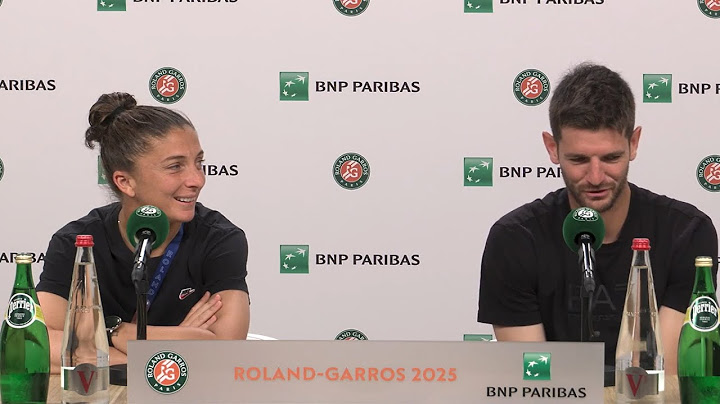 Roland-Garros 2025 - Sara Errani and Andrea Vavassori mixed doubles champions : "It's unbelievable"