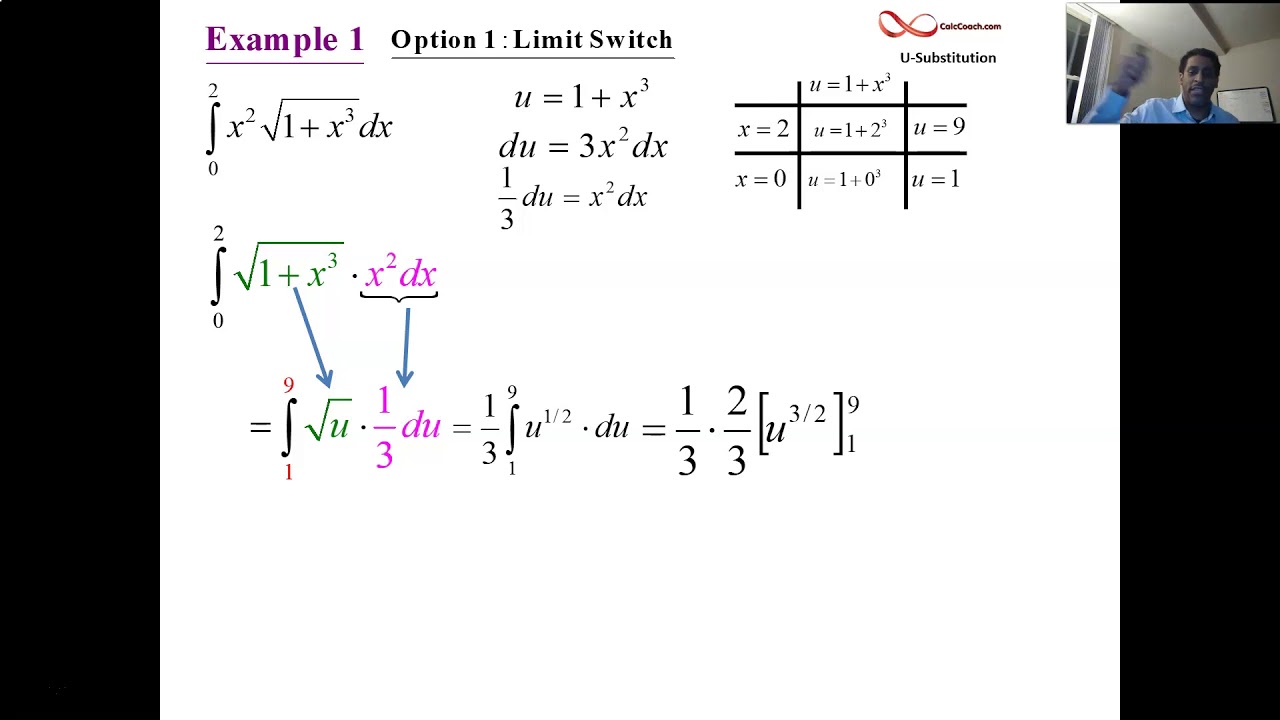 U-Substitution Examples 1 and 2 - YouTube