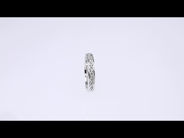 Celtic-Inspired Eternity Band view 6