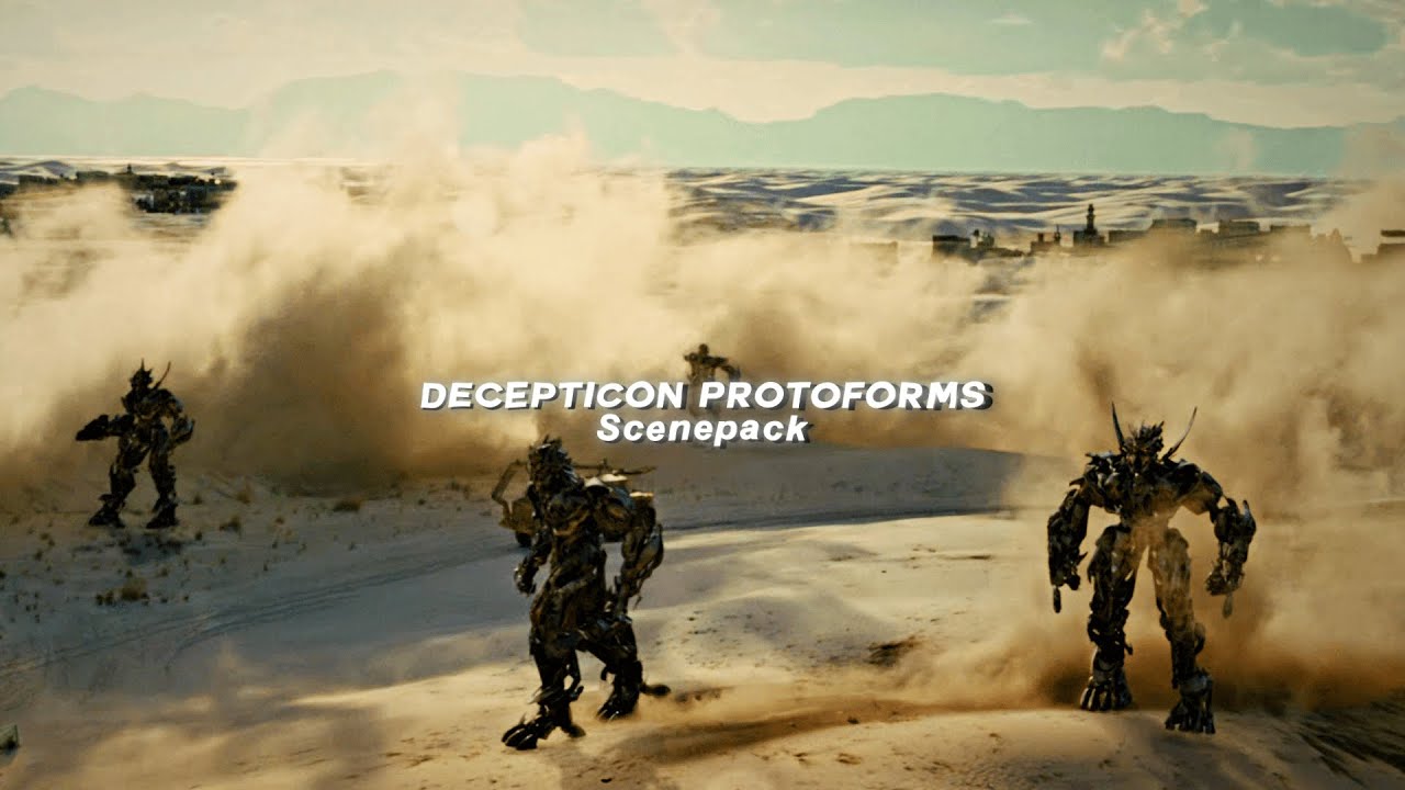 Decepticons Protoform | Scenepack 4k (No Sound)
