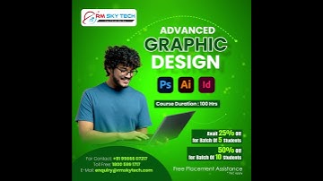 ADVANCE GRAPHIC DESIGN COURSE || RM SKY TECH #graphicdesignservices #graphicdesignfullcourse