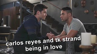 9-1-1 Lone Star Carlos Reyes And Tk Strand Being In Love