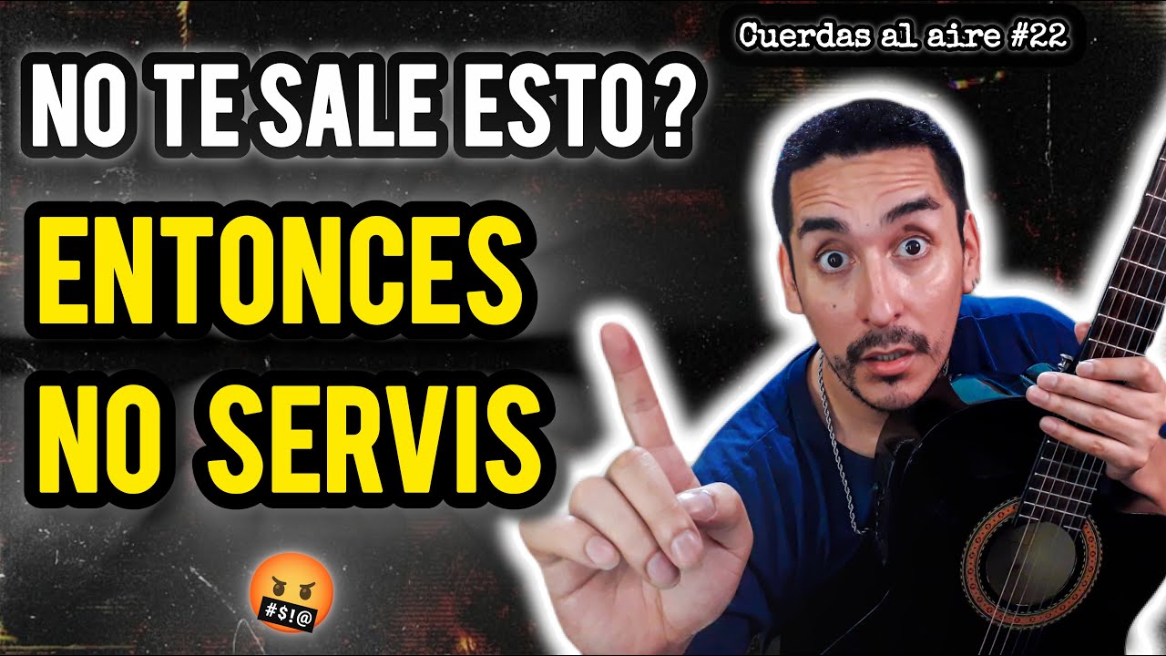 Si NO te sale esto, DEJÁ la GUITARRA ❌🎸 (La cruda verdad) 😢  Cuerdas al aire #22  