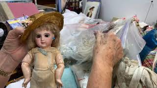 Antique E J Jumeau French Doll with totally original clothing at our shop!