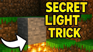 "Secret Light Hack in Minecraft! You MUST Try!💡