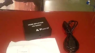 HDMI SPLITTER HDCP bypass unboxing