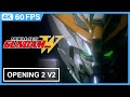 Mobile Suit Gundam Wing Opening 2 V2 | Creditless | 4K 60FPS Remastered