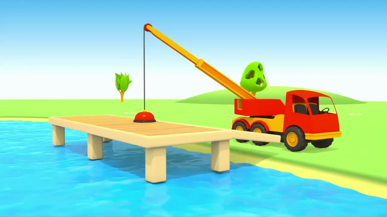 Kuormuri Leo – lasten vesiajoneuvot | vene, sukellusvene ja ilmatyynyalus