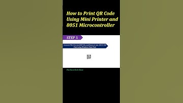 QR Code Printing Steps Using Mini Thermal Printer and Microcontroller, Short feed