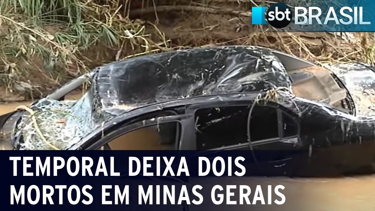 Temporal deixa dois mortos em Minas Gerais | SBT Brasil (08/12/22)