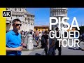 The streets of Pisa, Italy 4K Narrated Walking Tour 2024