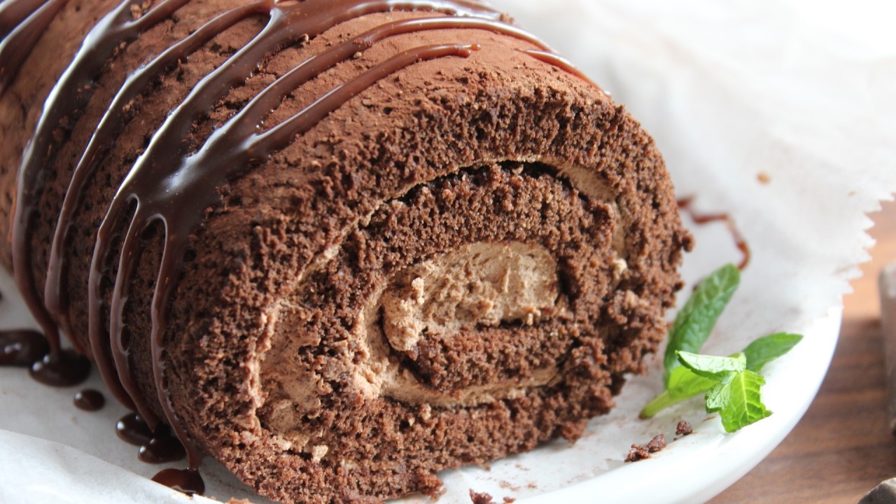 Chocolate Swiss Roll Recipe | Soft, Moist & Easy