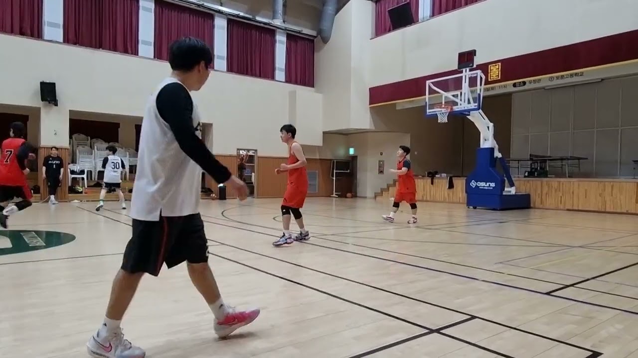 리그 3월 6일 오렌지 vs 화이트 4쿼터