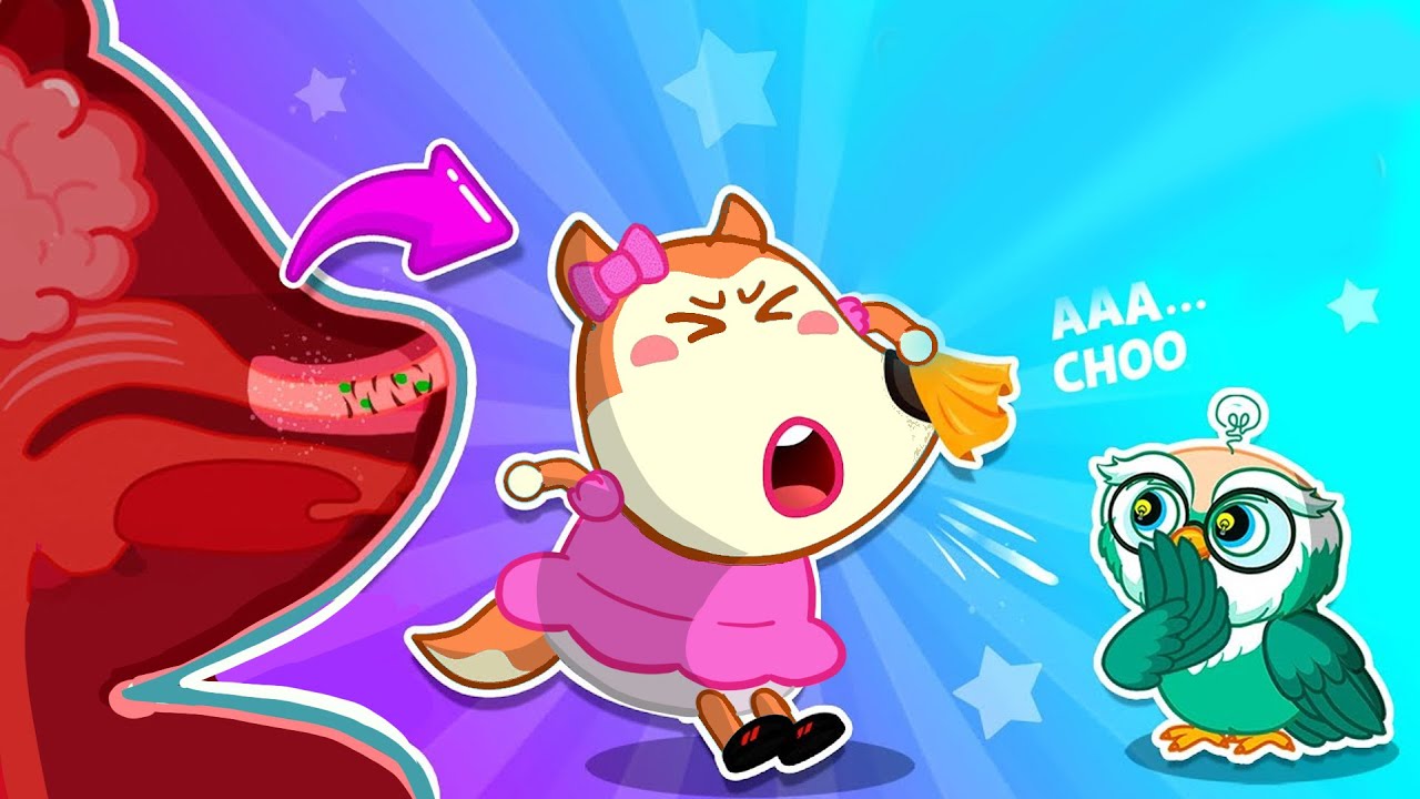 Drôle Façon De Se Moucher Et D’Éternuer ! Atchoum ! 😘Nouveaux Épisodes de Wolfoo 2025