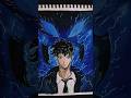 Sung Jinwoo &amp; Beru Painting Showcase | Solo Leveling Fan Art 🎨🔥 #animeart #shadowmonarch #drawing