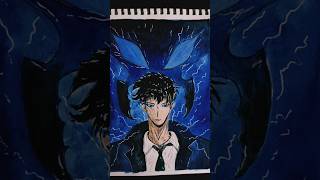 Sung Jinwoo & Beru Painting Showcase | Solo Leveling Fan Art 🎨🔥 #animeart #shadowmonarch #drawing