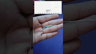 Diy Morse code bracelet for bestie #diy #crafting #shorts #youtubeshorts